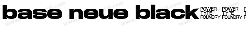 base neue black字体转换